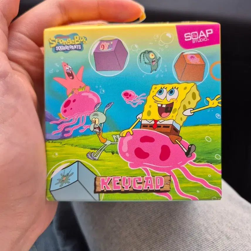 [BUNJANG] Tinyville SpongeBob Keycap Keyring / 타이니빌 스폰지밥 키캡 키링 교환