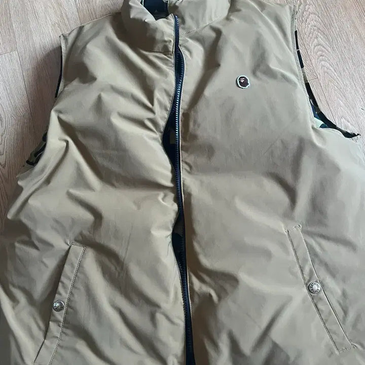 [BUNJANG] BAPE First Camo Reversible Vest Padding L / 베이프 퍼스트 카모 황계 리버시블 조끼 패딩 L
