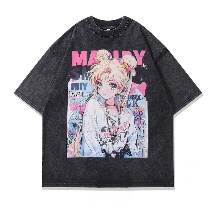 [BUNJANG] Pigment Dyeing Short Sleeve Series 08 T-Shirt / 피그먼트나염반팔시리즈08
