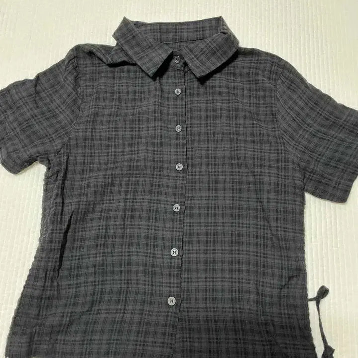 [BUNJANG] Short Sleeve Checkered Shirt / 빈팔 체크 셔츠