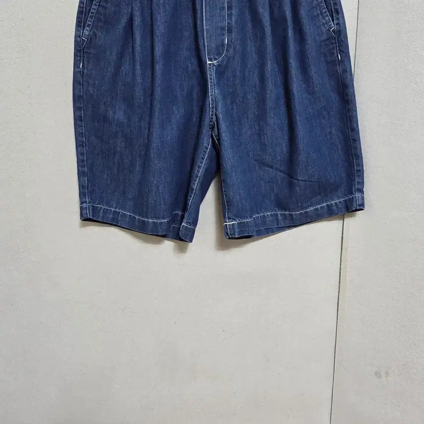 [BUNJANG] Denim Shorts with Elastic Waistband - Medium / 허리밴드 청반바지 M  n5214