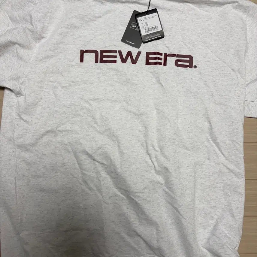 [BUNJANG] New Era Logo T-Shirt H.Grey XXL / 뉴에라 로고 티셔츠 H.GREY XXL