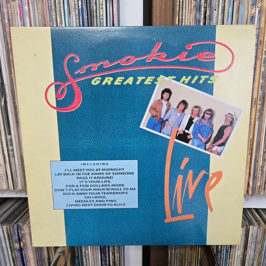 [BUNJANG] Smoky Greatest Hits Live LP Mint Condition / 스모키 Greatest Hits Live LP판 민트급