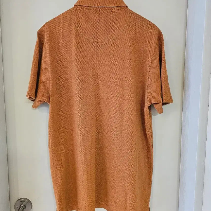 [BUNJANG] Sunspel Waffle PK Short Sleeve T-Shirt Brown XL / [정품] 선스펠 Sunspel 와플 PK 반팔 티셔츠