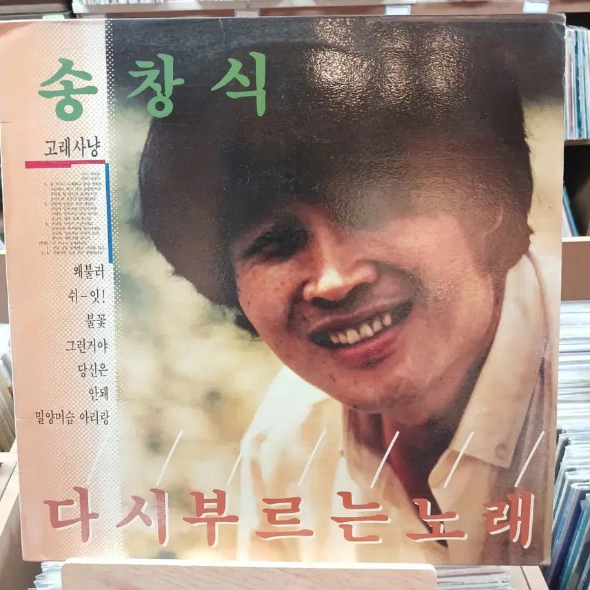 [BUNJANG] Song Chang Shik Re-singing Songs Early Press LP / 가요 초반 소장가치 송창식 다시부르는 노래 LP