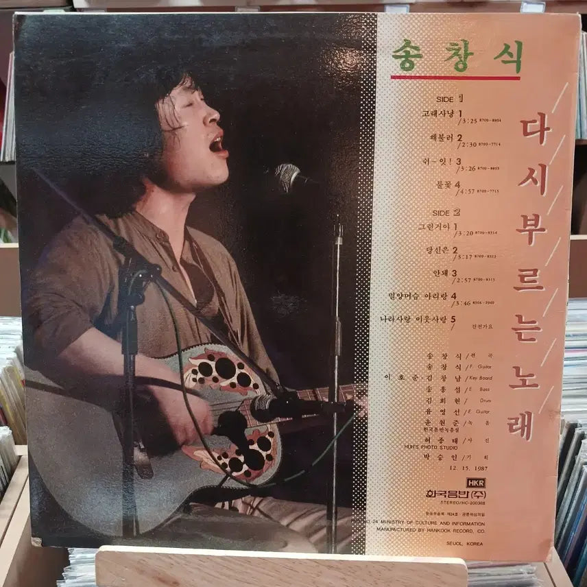 [BUNJANG] Song Chang Shik Re-singing Songs Early Press LP / 가요 초반 소장가치 송창식 다시부르는 노래 LP