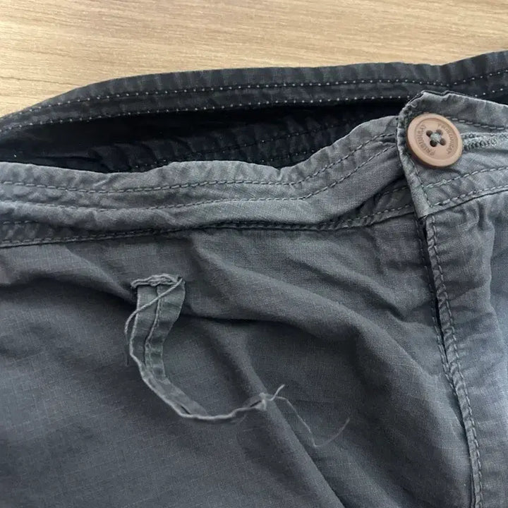 [BUNJANG] Charcoal Grey Cargo Bermuda Shorts / 카고 버뮤다 반바지 차콜그레이