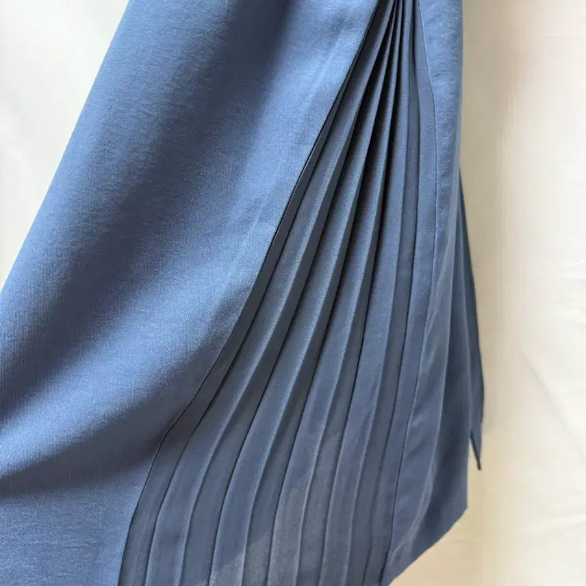 [BUNJANG] Olivia Lauren Navy Long Dress with Belt / 올리비아로렌