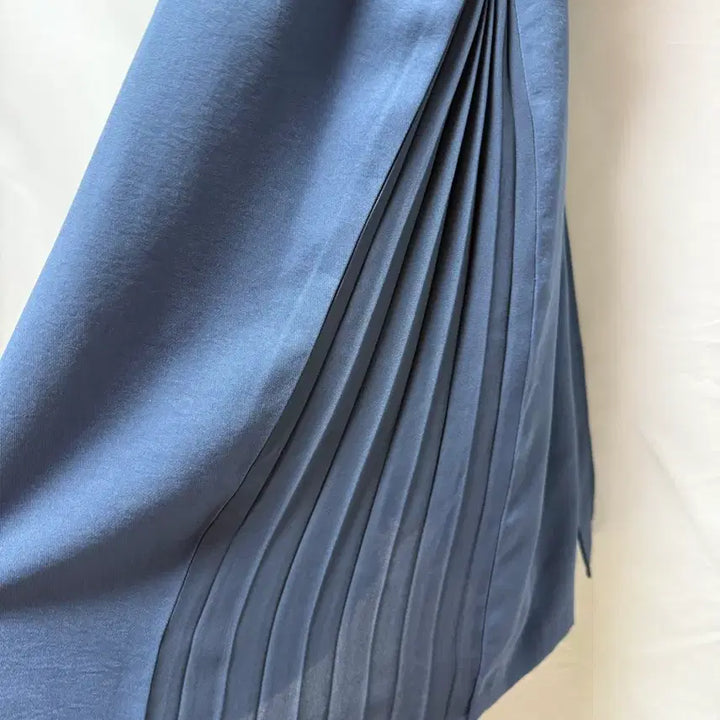 [BUNJANG] Olivia Lauren Navy Long Dress with Belt / 올리비아로렌