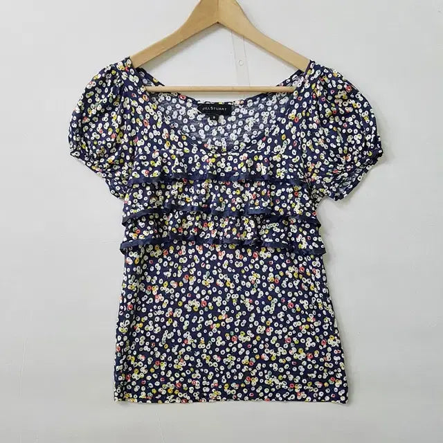 [BUNJANG] Jill Stuart Frill Blouse / JILL STUART 질스튜어트 프릴 블라우스