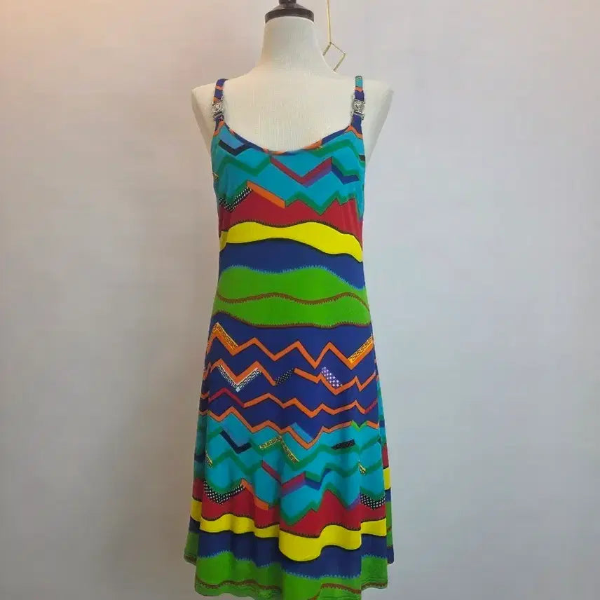 [BUNJANG] Versace Back Slit Dress / 베르사체 등파인 원피스