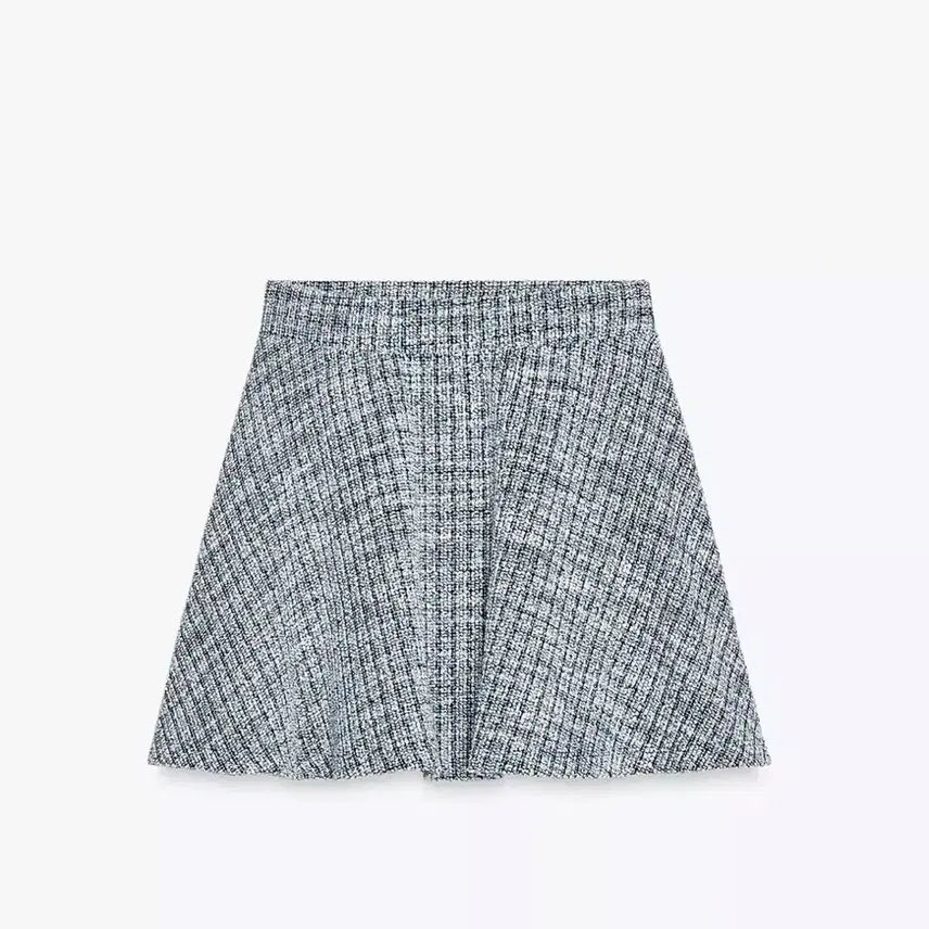 [BUNJANG] Zara Jacquard Mini Skirt - Blue (Size S) / [새상품/S] 자라 자카드 미니스커트 - 블루 (26사이즈)