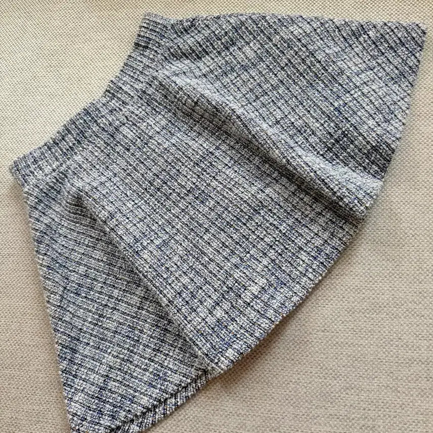 [BUNJANG] Zara Jacquard Mini Skirt - Blue (Size S) / [새상품/S] 자라 자카드 미니스커트 - 블루 (26사이즈)