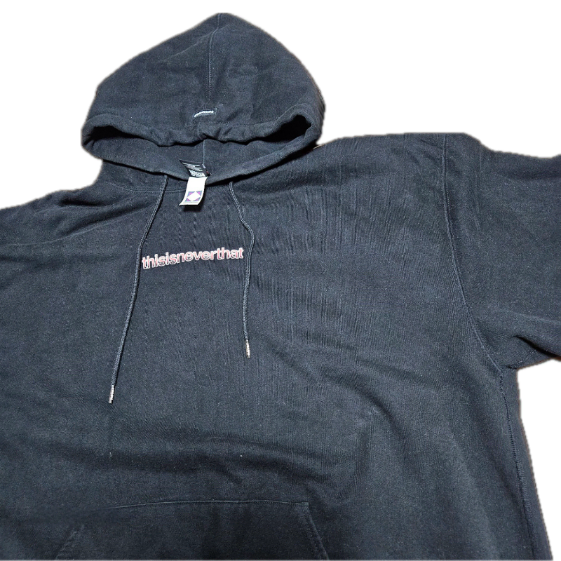 [BUNJANG] thisisneverthat T-LOGO Gradient Hoodie Black XL / thisisneverthat 초창기 T-LOGO HOODIE