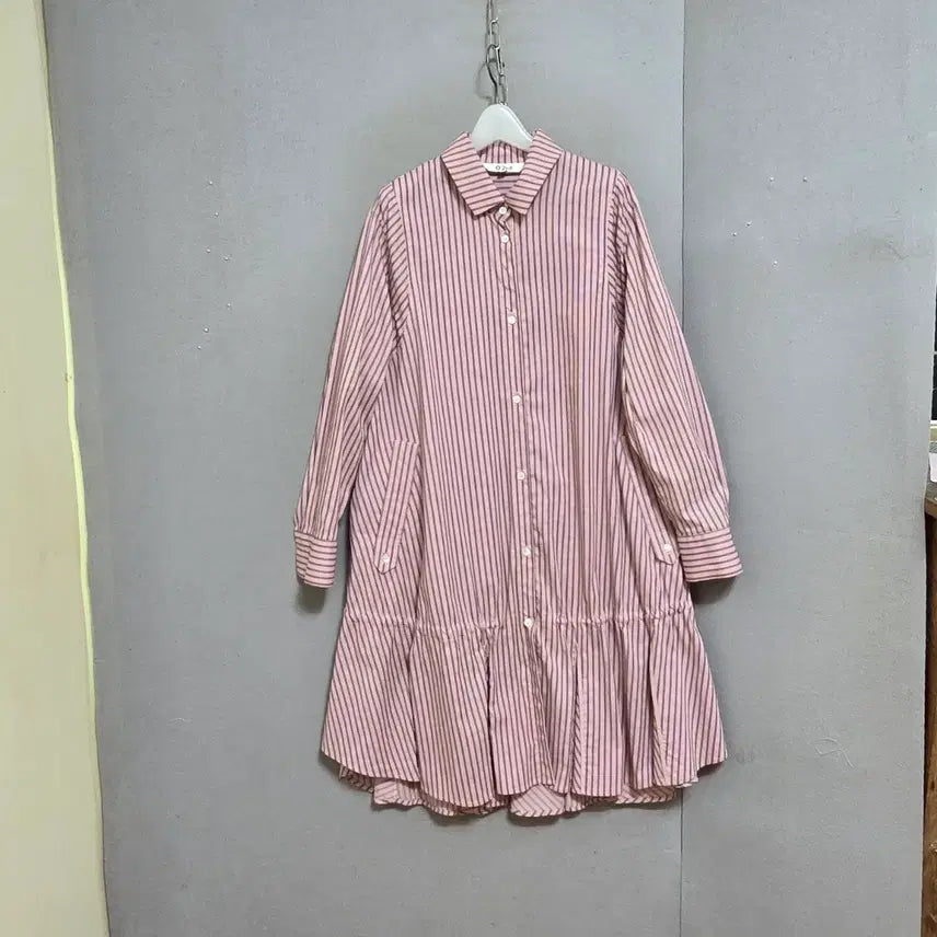 [BUNJANG] Osecon Striped Dress / 오즈세컨 줄무늬 원피스 44  n5216