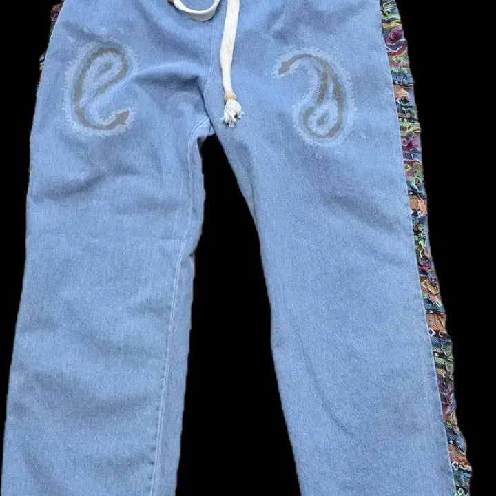 [BUNJANG] Esselmi Denim Pants Fringe Detail / 에씰미 팬츠 [데님]