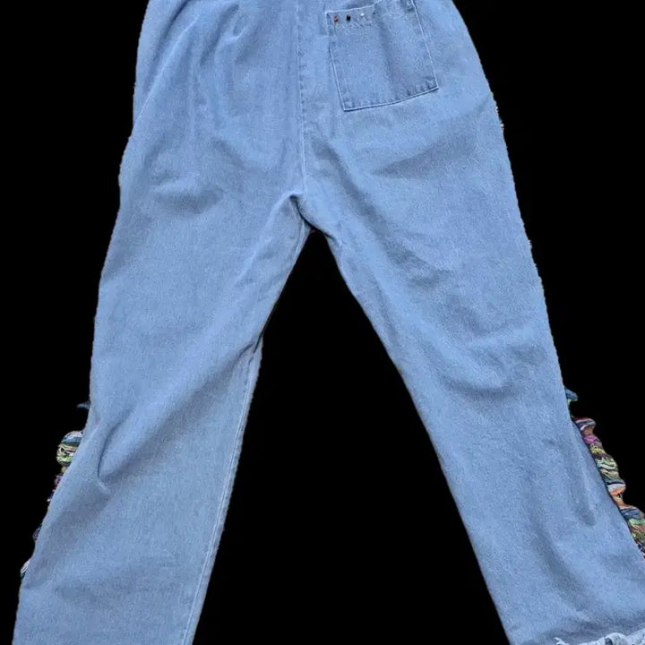 [BUNJANG] Esselmi Denim Pants Fringe Detail / 에씰미 팬츠 [데님]