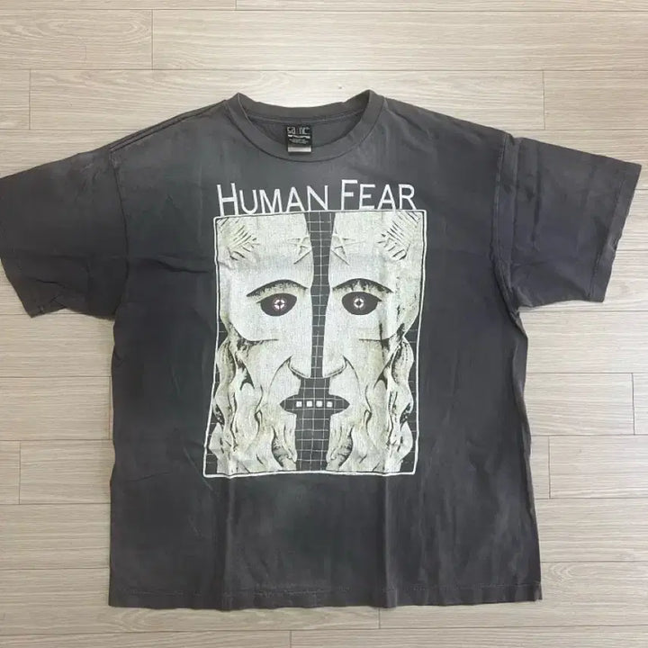 [BUNJANG] Saint Michael Human Fear Short Sleeve T-Shirt XXL / 세인트미카엘 휴먼피어 반팔 XXL