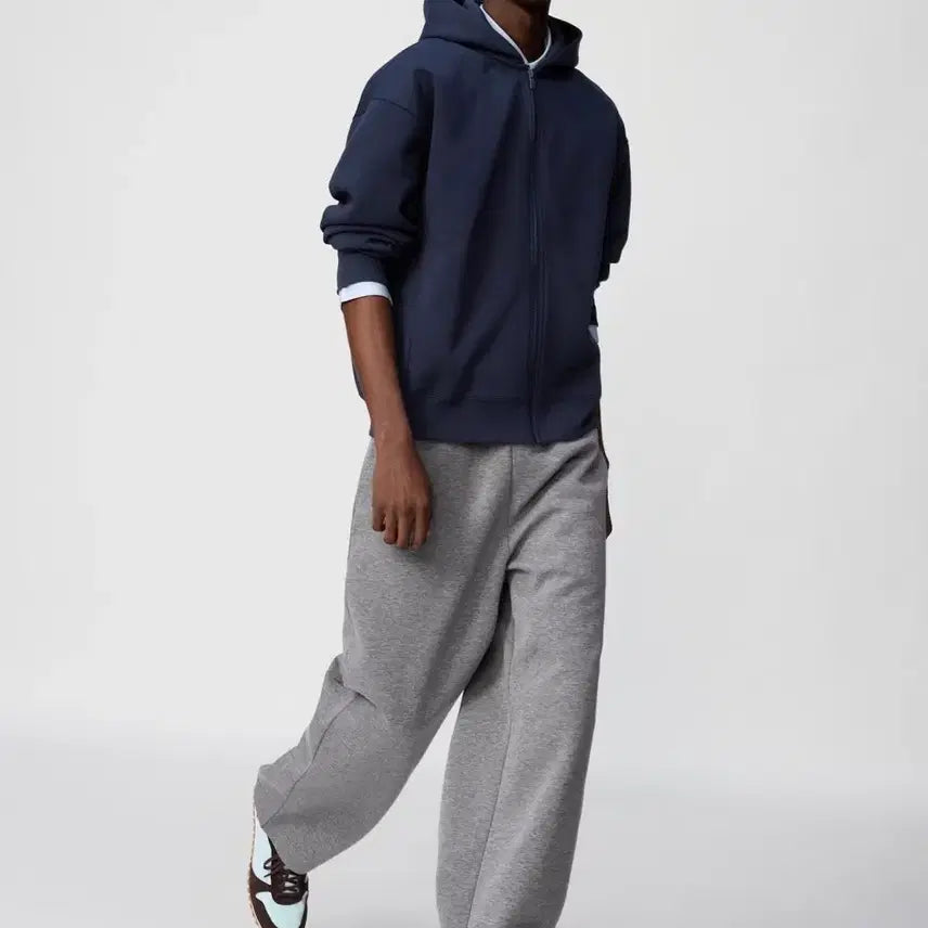 [BUNJANG] Uniqlo C Sweat Wide Pants (Long Length) / 새상품) 유니클로 c 스웨트와이드팬츠 긴기장