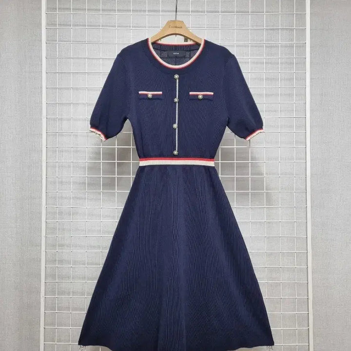 [BUNJANG] Satin Knit Dress / 샤틴 니트원피스