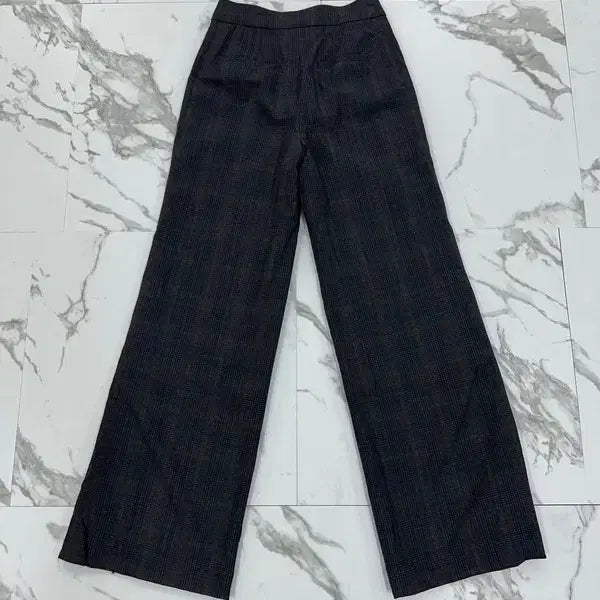 [BUNJANG] MICHAA Detail Check Slacks / 미샤 디테일 체크 슬렉스