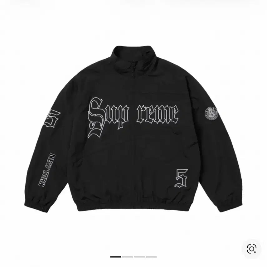[BUNJANG] Supreme Old English Track Jacket Black / [XL]슈프림 올드 잉글리쉬 트랙 자켓 블랙