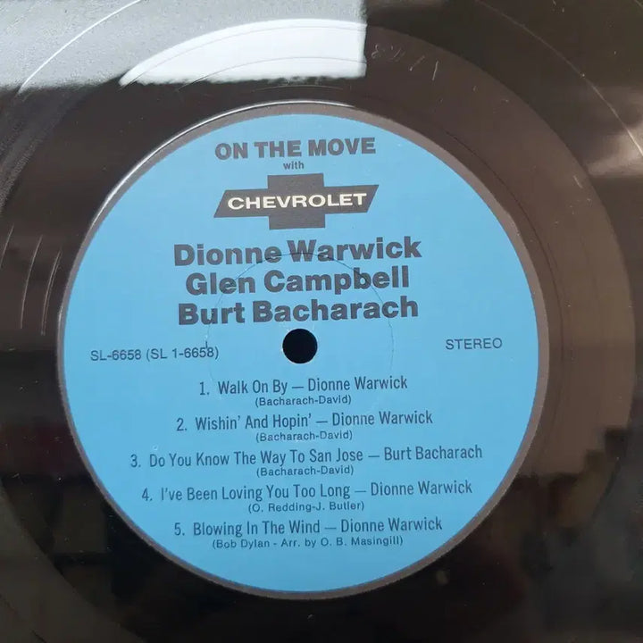 [BUNJANG] Dionne Warwick, Glen Campbell, Burt Bacharach "On the Move" LP / On the move LP  디온워윅 글렌캠벌 BURT BACHARACH