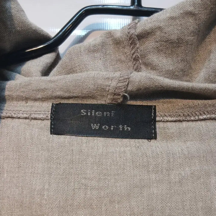 [BUNJANG] Silent Worth Linen Embroidered Hoodie Jacket / Silent Worth 린넨 자수 후드 자켓