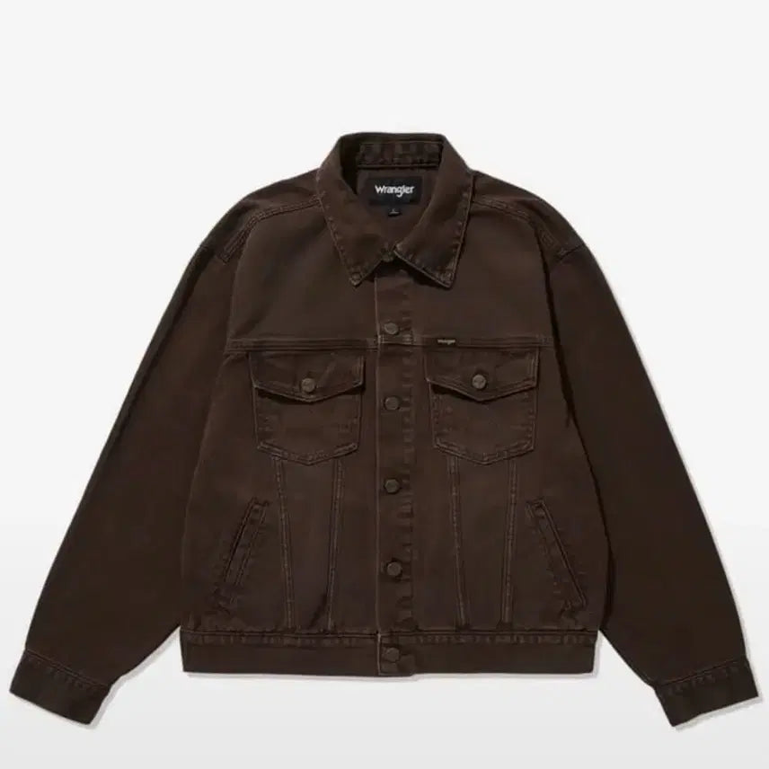 [BUNJANG] Wrangler Washed Denim Trucker Jacket / 랭글러 워시드 데님 트러커 자켓