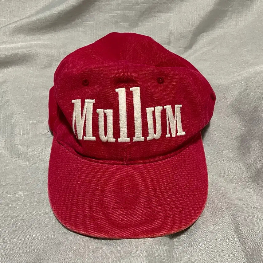 [BUNJANG] My Name Is Peter Mullum Red Ball Cap / 마이네임이즈피터 Mullum 레드 볼캡