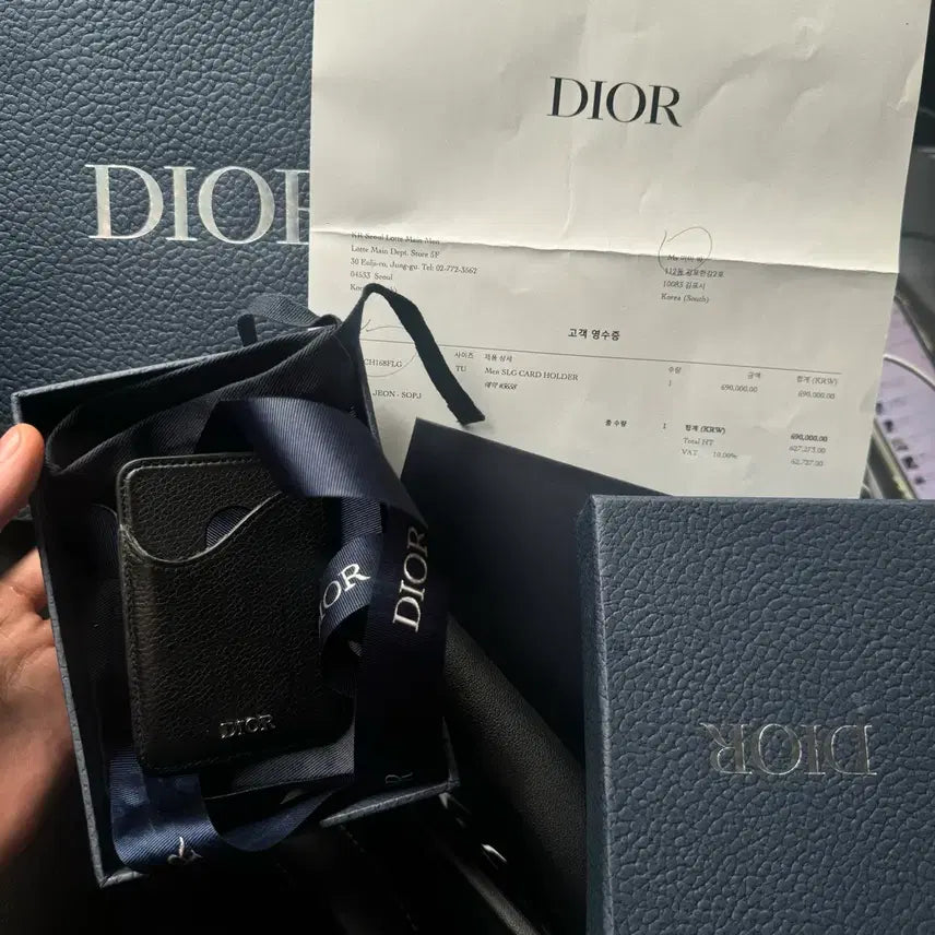 [BUNJANG] Dior Dior Gravity MagSafe Card Holder / [풀구성품] 디올 그래비티 맥세이프 카드지갑