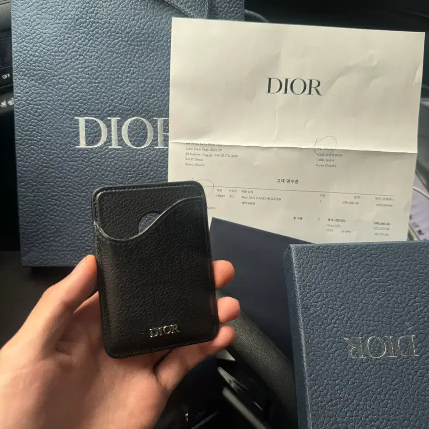 [BUNJANG] Dior Dior Gravity MagSafe Card Holder / [풀구성품] 디올 그래비티 맥세이프 카드지갑