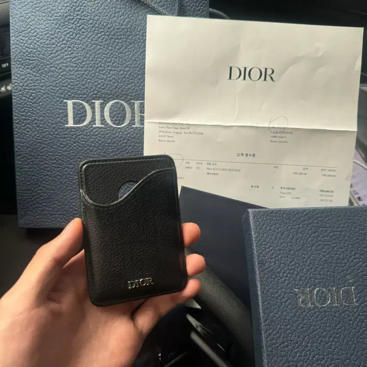 [BUNJANG] Dior Dior Gravity MagSafe Card Holder / [풀구성품] 디올 그래비티 맥세이프 카드지갑