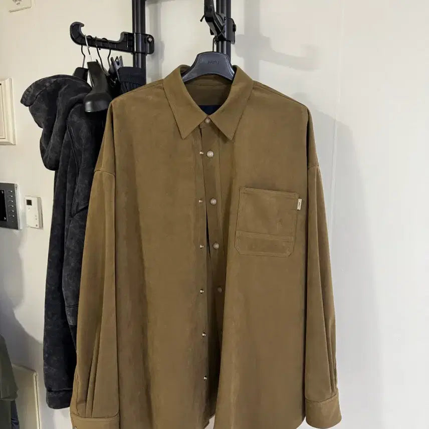 [BUNJANG] Juun.J 25FW Ultra Suede Shirt / 준지 25fw 울트라 스웨이드 셔츠