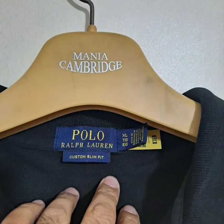 [BUNJANG] Polo Ralph Lauren Black Short-Sleeve Polo Shirt / 폴로 랄프로렌 블랙 반팔 카라티(정품)