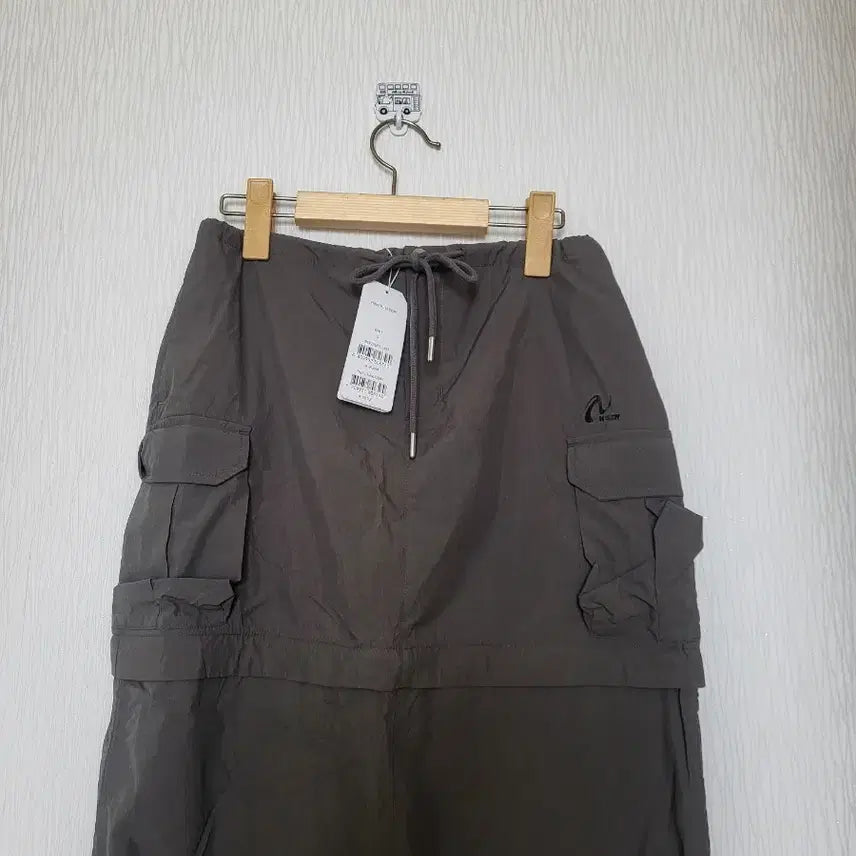[BUNJANG] NERDY Parachute Cargo Skirt (Gray) / 널디 파라슈트 카고 스커트(그레이)