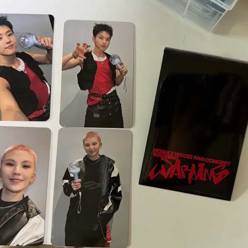 [BUNJANG] SEVENTEEN HOSHI WONWOO WARNING Photocard Set / 호시우지 워닝 캐럿존 포토카드 세트