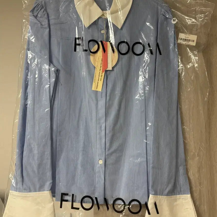 [BUNJANG] Flooum Preppy Shirt Blue M / 플로움 프레피 셔츠 블루 M