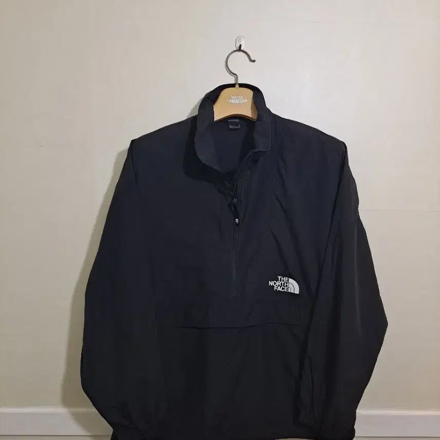 [BUNJANG] The North Face Black Lightweight Anorak Windbreaker Size 105 / 노스페이스 블랙 경량 아노락 바람막이 105사이즈