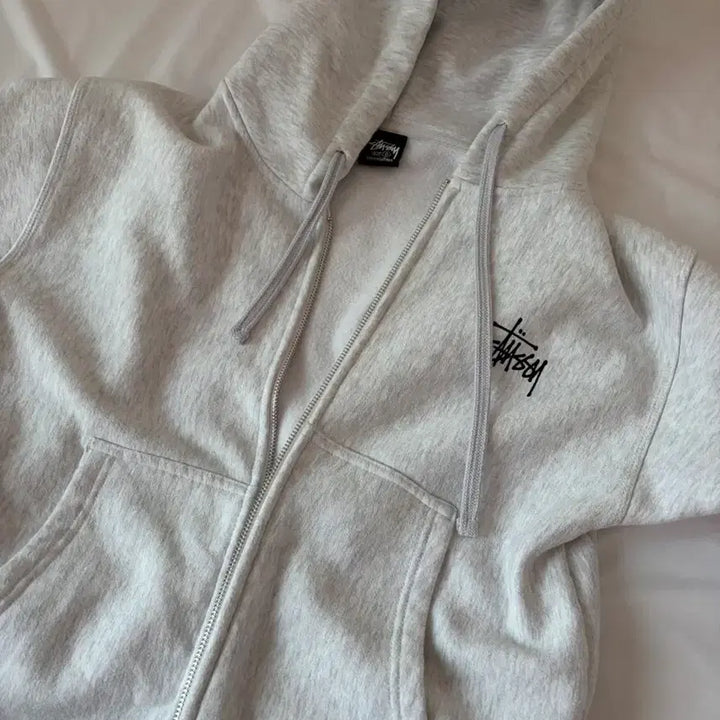 [BUNJANG] Stussy Ashdown Basic Zip-Up Hoodie / 스투시 애쉬헤더 베이직 후드집업