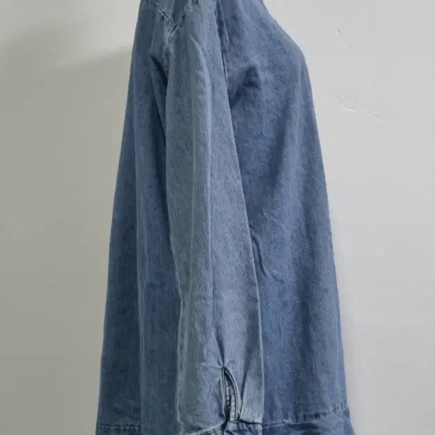 [BUNJANG] Denim Flare Shirt Dress / (택새상품)데님 원피스 카라 플레어 청원피스  청데님 셔츠원피스