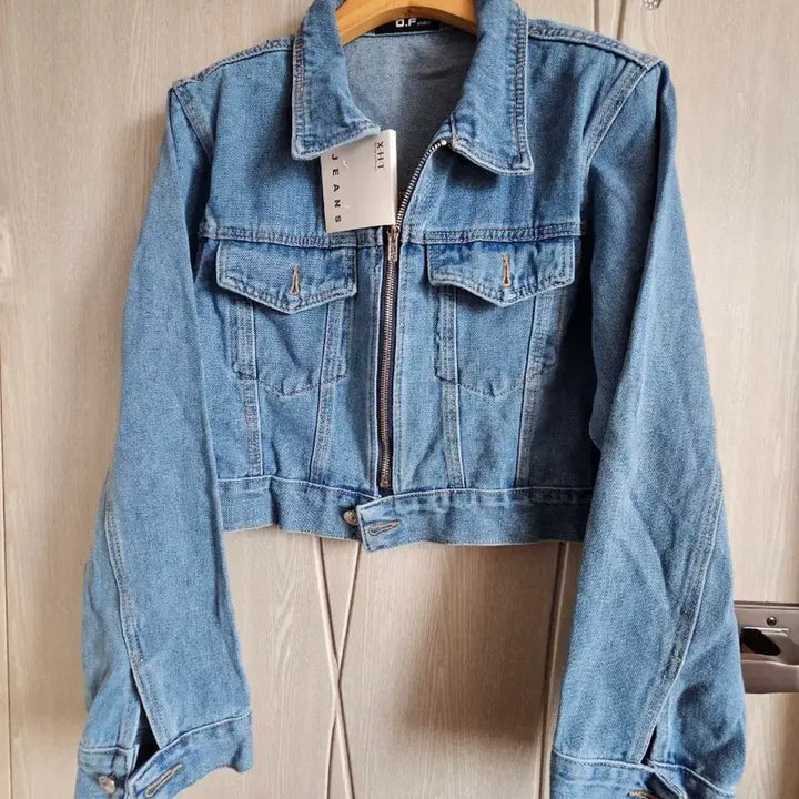 [BUNJANG] Denim Crop Jacket / 데님 크롭 청자켓