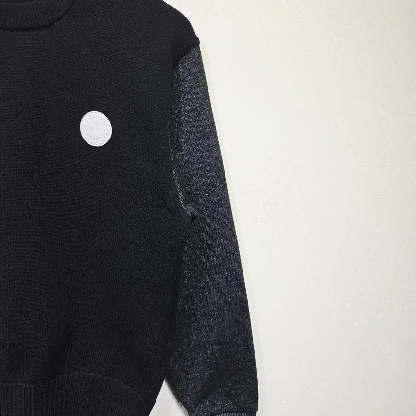 [BUNJANG] KENZO Colorblock Logo Patch Sweater / KENZO 겐조 로고 패치 배색 스웨터 맨투맨