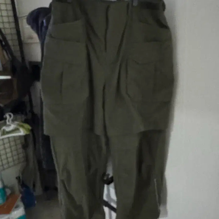 [BUNJANG] Juun.J 24SS Nylon Detachable Cargo Pants Khaki Size 50 / 준지 24ss 나일론 디테쳐블 카키 팬츠 50사이즈