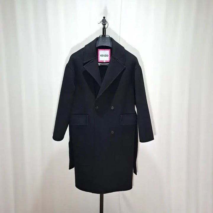 [BUNJANG] Kenzo Cashmere Blend Double Coat / (무배) 겐조 매장판 캐시미어 30% 더블코트 36 350