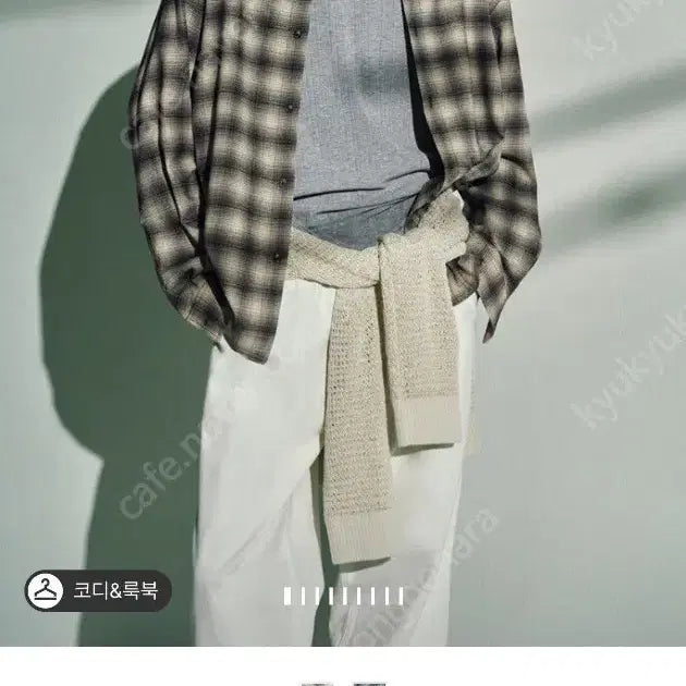 [BUNJANG] Time Homme 24FW Ombre Check Shirt / 타임옴므 24fw 옴브레 체크셔츠