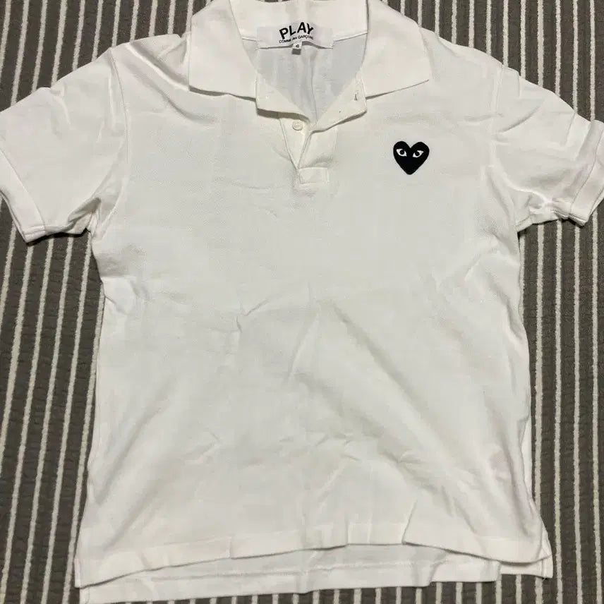 [BUNJANG] Comme des Garçons Black Emblem Polo Shirt - Size S / 꼼데가르송 카라티