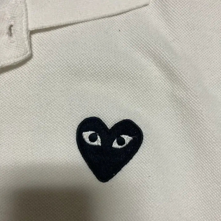 [BUNJANG] Comme des Garçons Black Emblem Polo Shirt - Size S / 꼼데가르송 카라티
