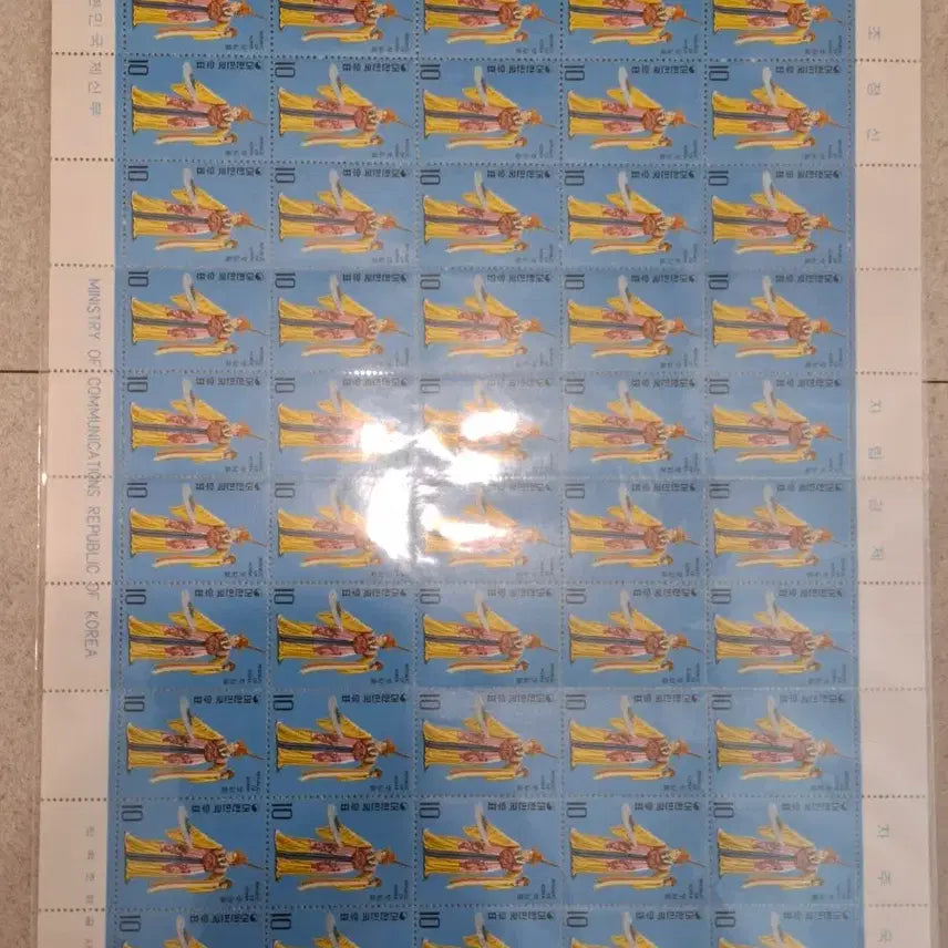 [BUNJANG] 1974 Korean Entertainment Series Stamp Collection (Full Set) / (1관/A8) 1973년 한국 예능시리즈 1-10집 할인적용(K3)저렴