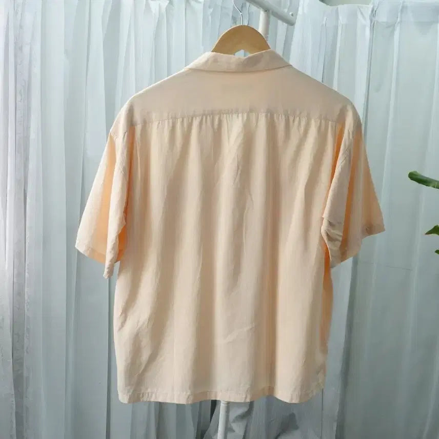 [BUNJANG] Monkey Time Open Collar Shirt Cotton Blend Cream Beige / Monkey Time 오픈카라 셔츠 1990
